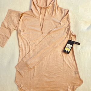 Reebok light pink hoodie